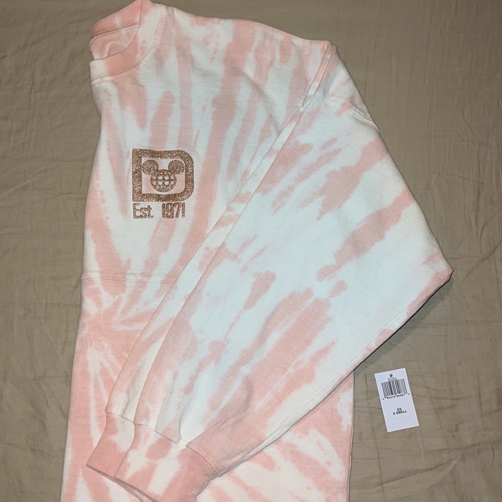 Tie dye Disney sweater
